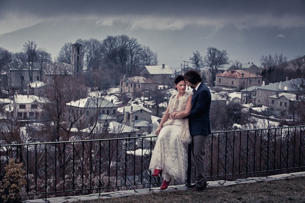 Χειμωνιατικος γαμος με χιονι στο Νυμφαιο | Εφη & Σταυρος