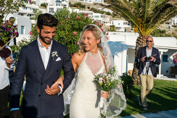 Ρομαντικος γαμος στη Μυκονο | Anna & Beppe