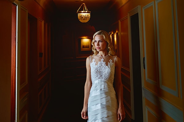Christos Costarellos bridal shoot at Hotel Grande Bretagne