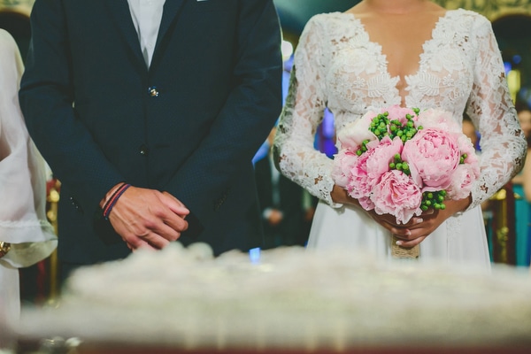 Vintage γάμος με ροζ παιώνιες | Έφη & Δημήτρης