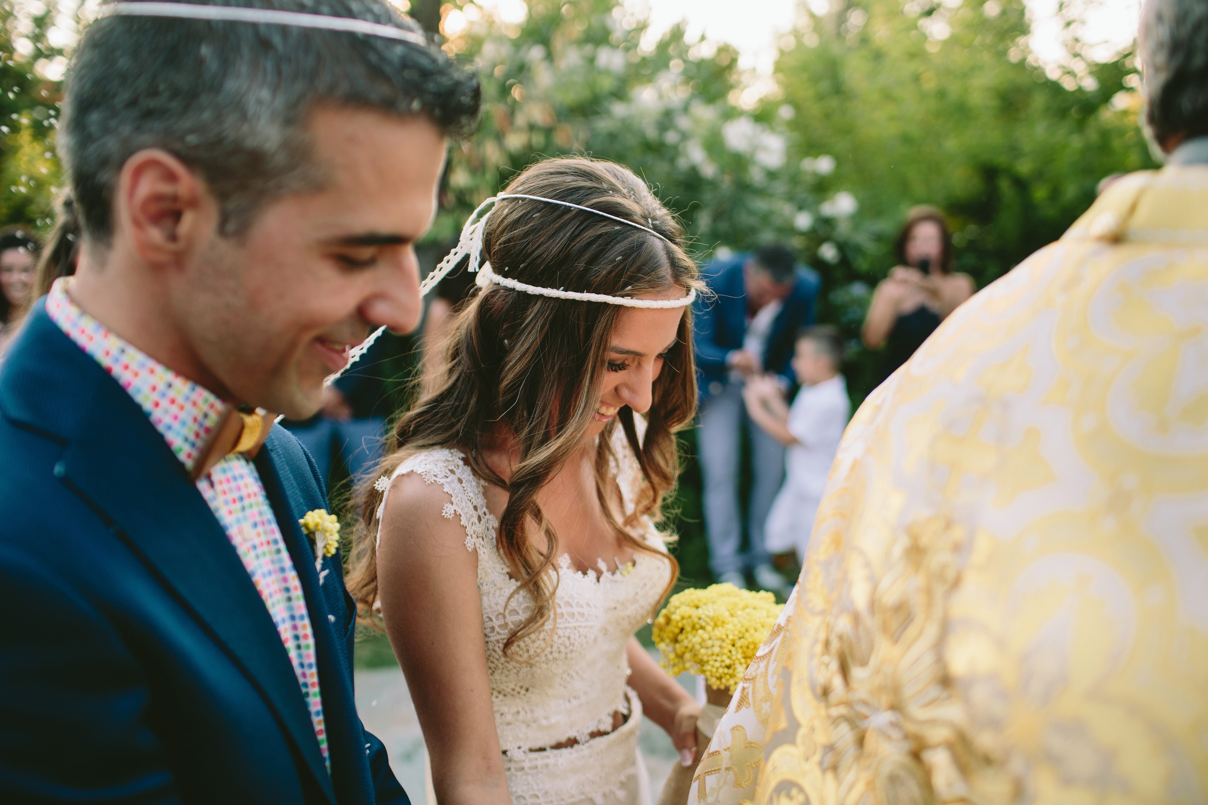 Ρουστικ γαμος με κιτρινο χρωμα | Βασιλικη & Παναγιωτης