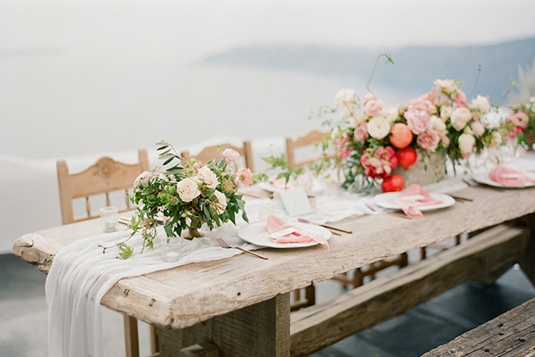 Romantic peach wedding inspiration