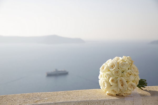Μπουκέτο νύφης με τριαντάφυλλα