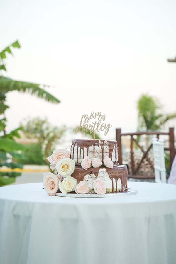 Naked τούρτα γάμου