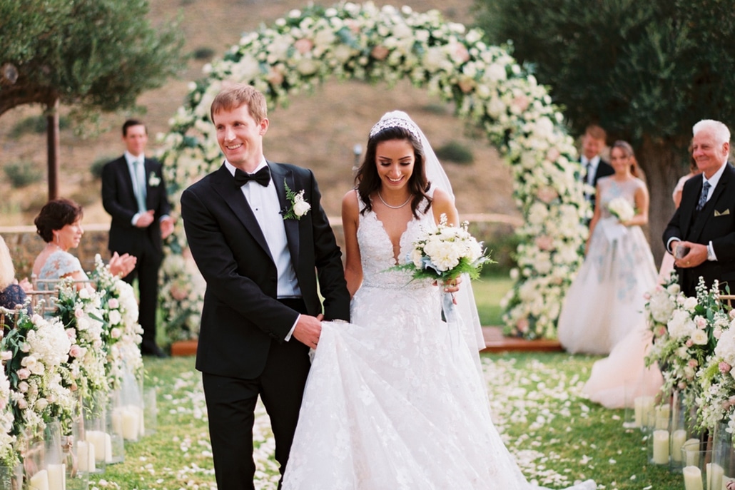 Ρομαντικός καλοκαιρινός γάμος στο Κτήμα Χατζή │ Taline & Brian