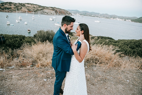 Ρομαντικός καλοκαιρινός γάμος στην Ανάβυσσο με θέα το γαλάζιο της θάλασσας │ Νατάσα & Βασίλης