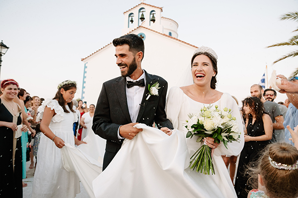 Παραμυθένιος γάμος στην Ελαφόνησο με εντυπωσιακό ανθοστολισμό │ Αλεξάνδρα & Γιώργος