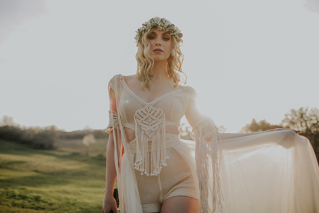 Bohemian Styled Shoot with edgy details