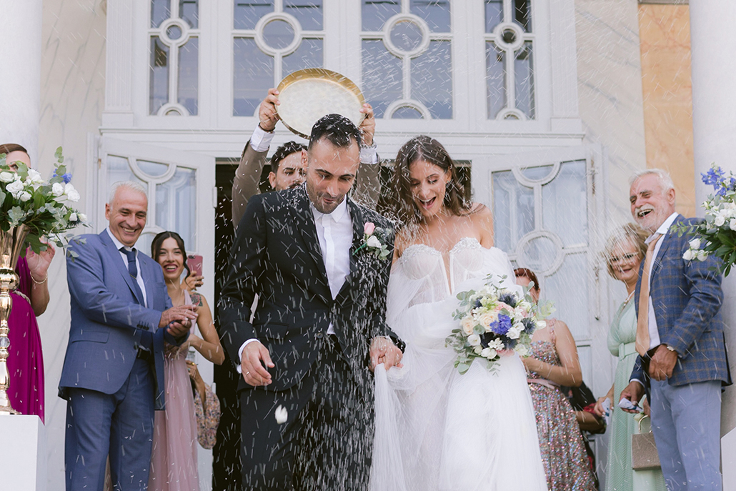 Υπέροχος καλοκαιρινός γάμος στην Πάτρα με  μοντέρνες royal blue λεπτομέρειες │ Παυλίνα & Γιώργος