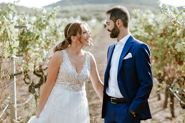Ένας ρομαντικός γάμος στη Δράμα με μπλε ορτανσίες και λευκά τριαντάφυλλα │ Ευδοκία & Μιχαήλ