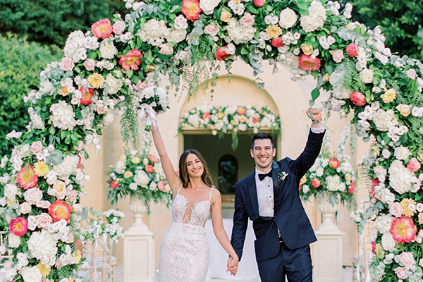 Elegant καλοκαιρινός γάμος στο Κτήμα Ορίζοντες με εντυπωσιακό ανθοστολισμό │ Μίνα & Πάνος
