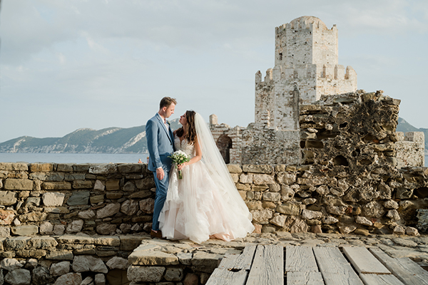 Υπέροχος καλοκαιρινός γάμος στο Κάστρο της Μεθώνης │ Ellena & Stephen
