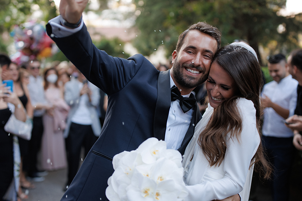 Ρομαντικός φθινοπωρινός γάμος στη Θεσσαλονίκη με ορχιδέες και γυψοφίλη │ Μαρία & Δημήτρης