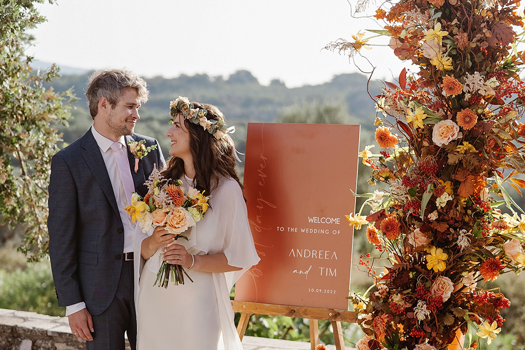 Ξεχωριστός καλοκαιρινός γάμος στην Κρήτη στα χρώματα της τερακότας │ Andreea & Timotheus