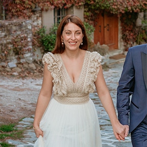 Ρουστίκ καλοκαιρινός γάμος στη Θεσσαλονίκη  │ Αγγελική & Θωμάς