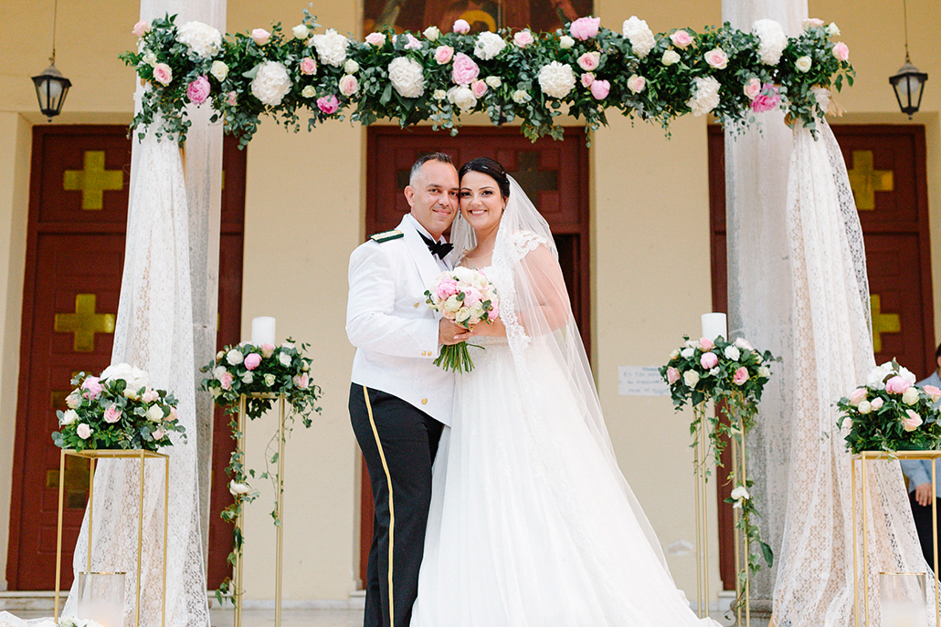 Στρατιωτικός γάμος στη Μυτιλήνη με τα πιο όμορφα τριαντάφυλλα | Ραφαέλα & Παναγιώτης