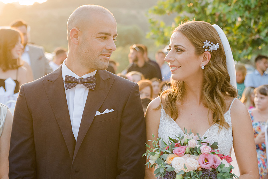 Ρομαντικός φθινοπωρινός γάμος σε ρομαντικά χρώματα | Μαρία & Χρήστος