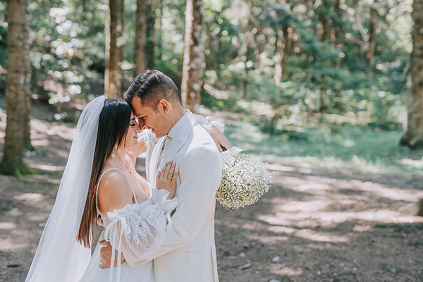 Όμορφος καλοκαιρινός γάμος στο Λιτόχωρο με γυψοφύλλη | Γεωργία & Πέτρος
