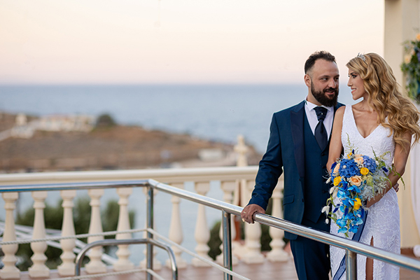 Μοντέρνος καλοκαιρινός γάμος στο Κτήμα Απέραντο Γαλάζιο│ Βασιλεία & Χρήστος