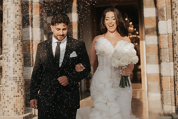Ultra glamorous καλοκαιρινός γάμος στη Θεσσαλονίκη με γυψοφύλλη | Δέσποινα & Βασίλης