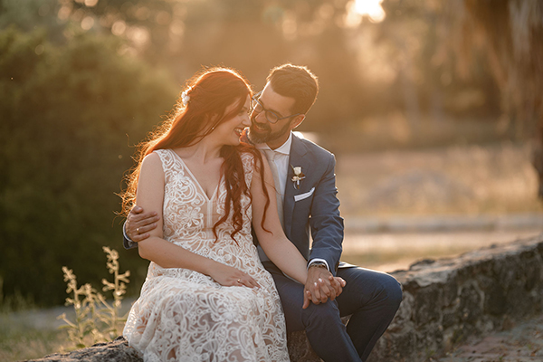 Ανοιξιάτικος γάμος στη Χαλκιδική με terracotta αποχρώσεις | Δήμητρα & Νίκος