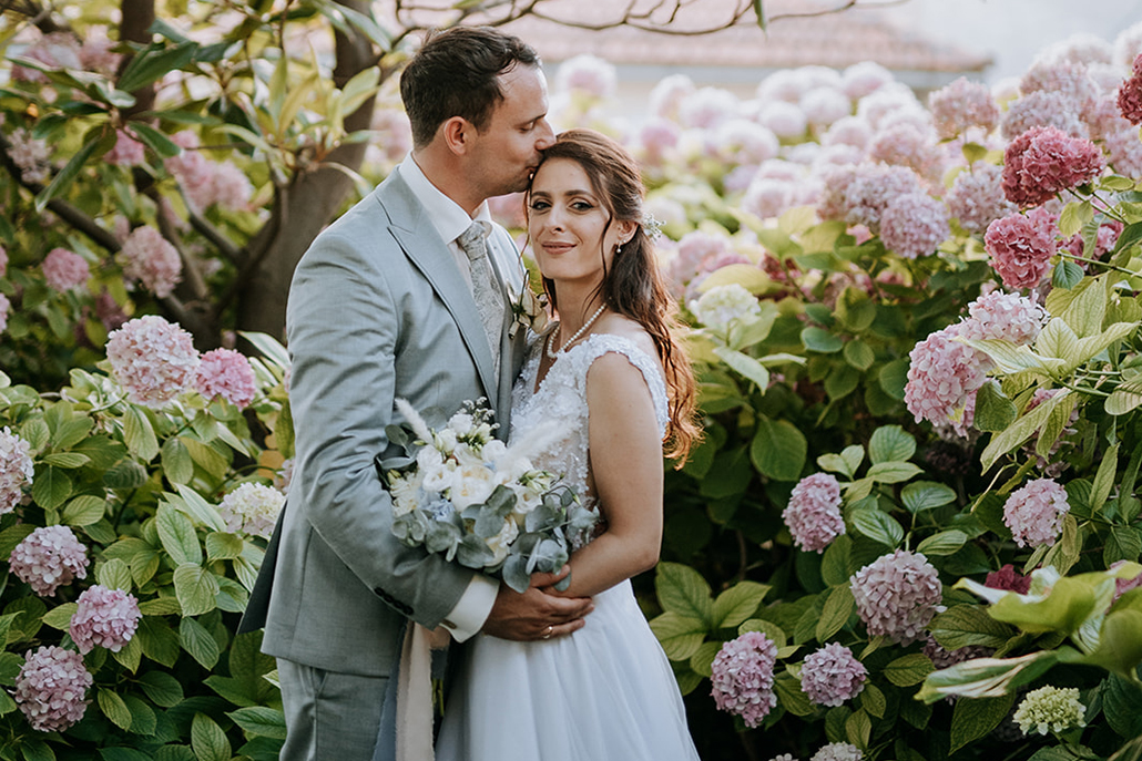 Boho γάμος στην Πορταριά με λουλούδια σε απαλές γαλάζιες αποχρώσεις  | Κατερίνα & Δημήτριος